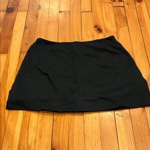 Black Women's Skirt with undershorts - Classic Stretch Mini